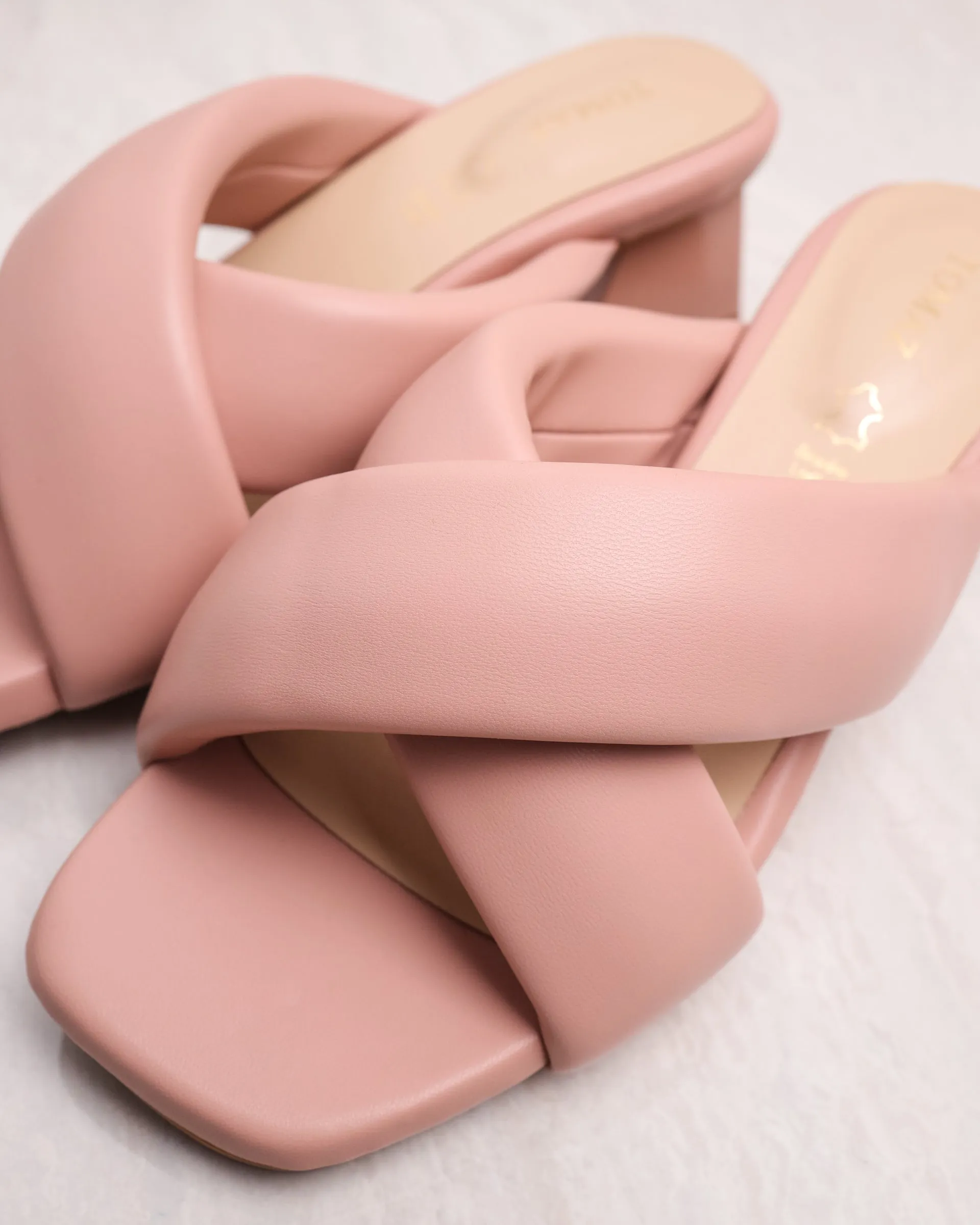 Tomaz YX68 Ladies Strappy Block Heels