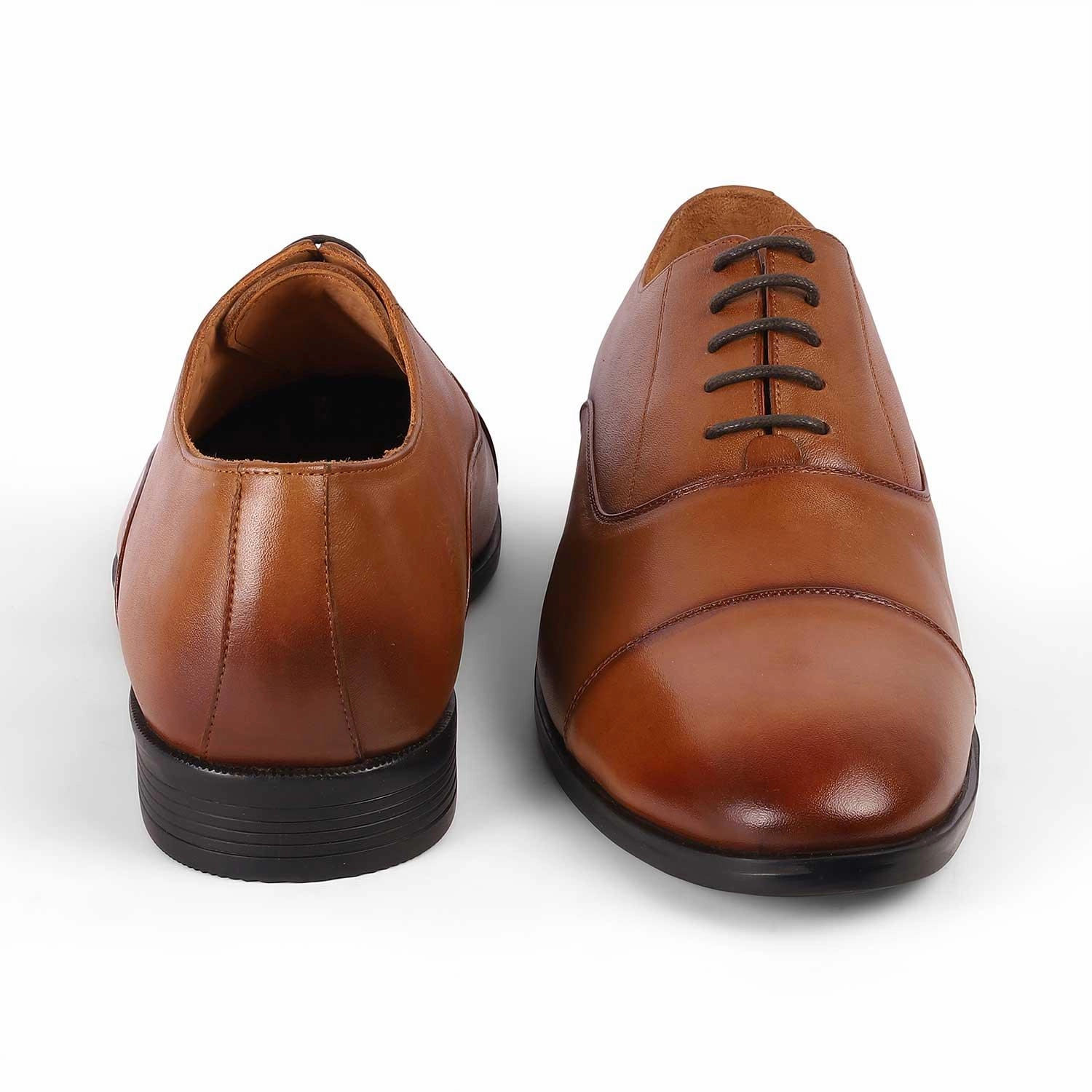 Tresmode Niolet Tan Men's Oxford Lace Ups