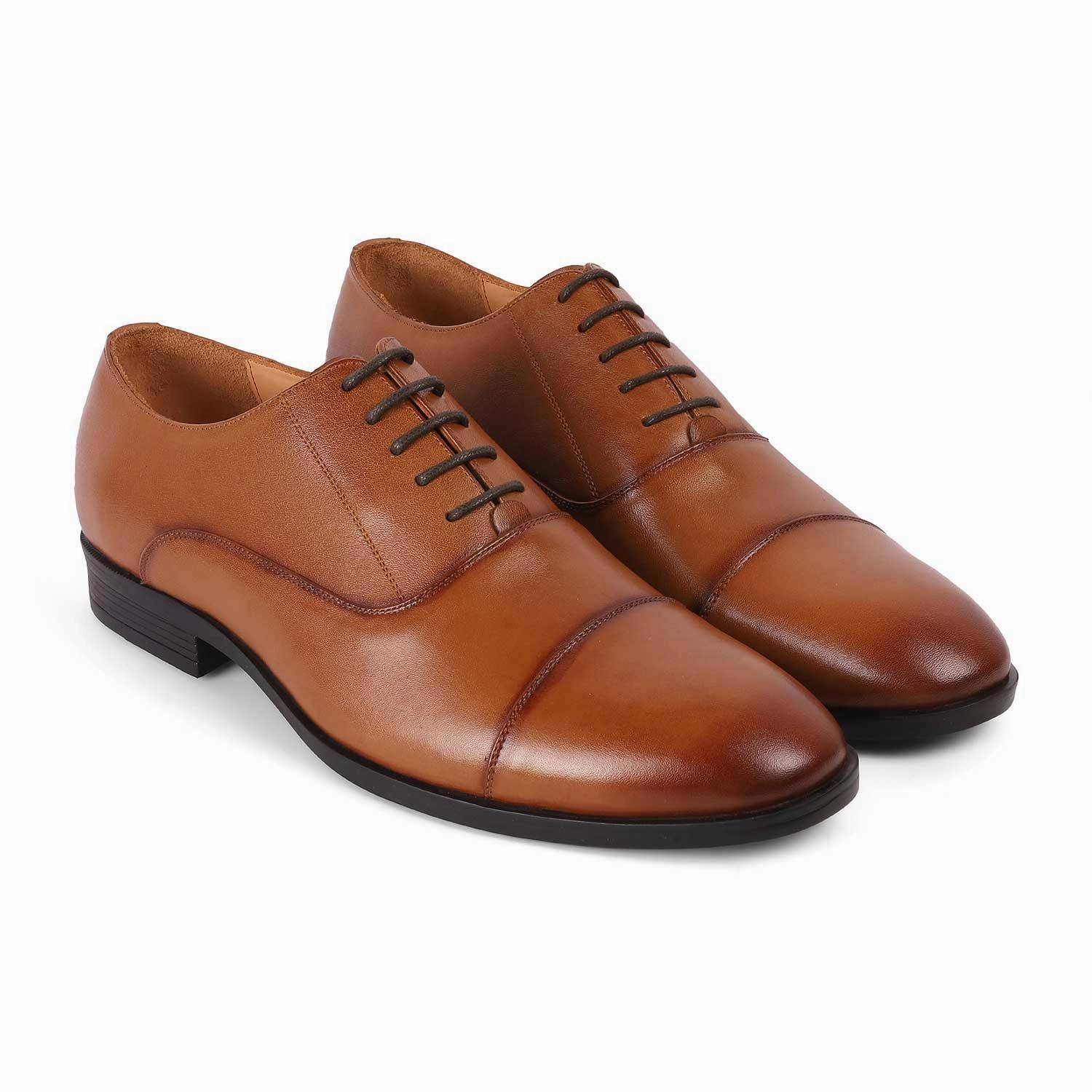Tresmode Niolet Tan Men's Oxford Lace Ups