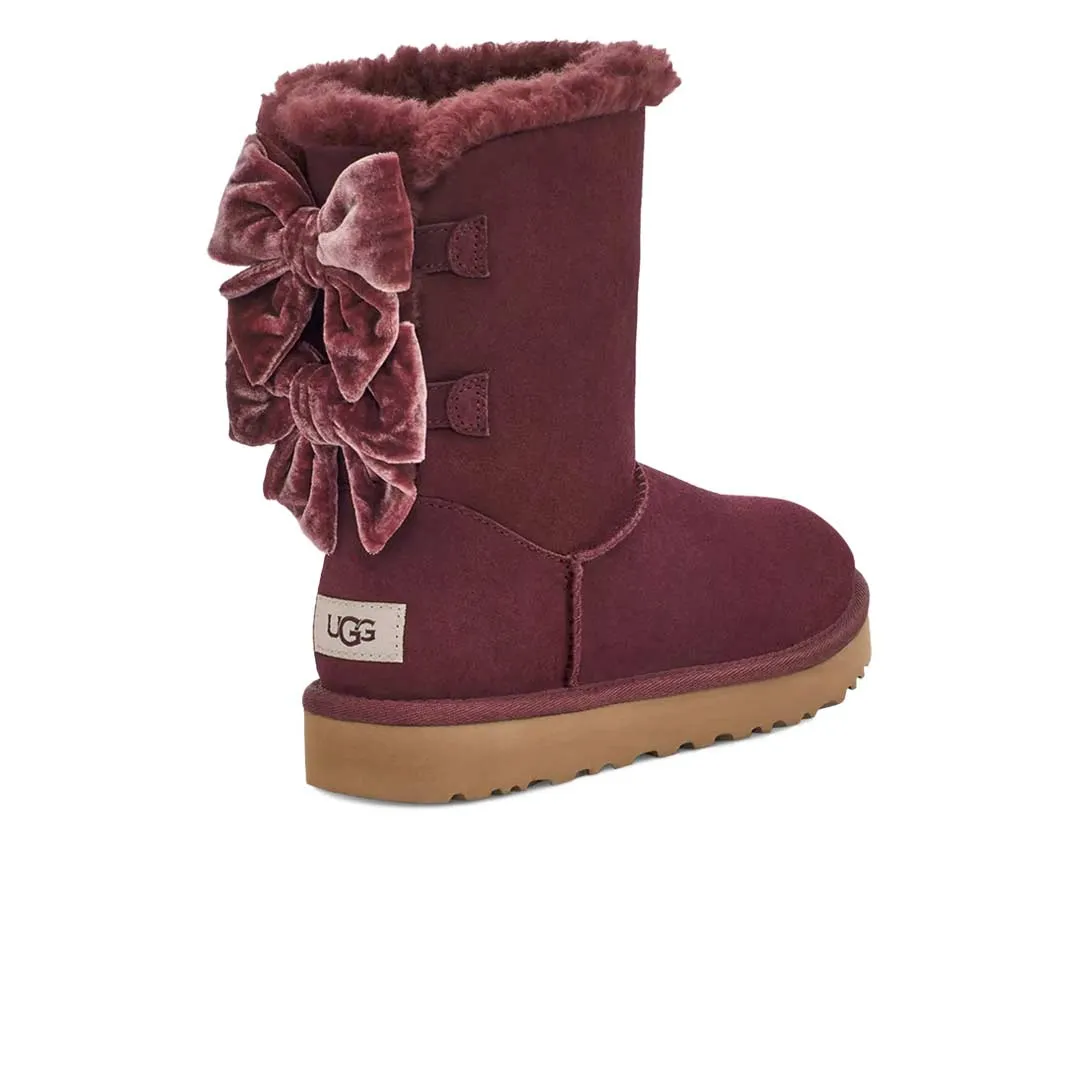 UGG? - Women's Bailey Bow Crushed Velvet Boots (1138171-WGRP)
