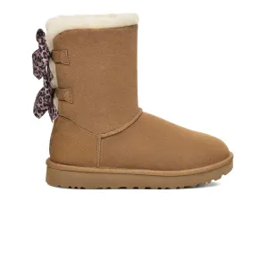 UGG? - Women's Bailey Bow Leopard Boots (1138090-CHE)