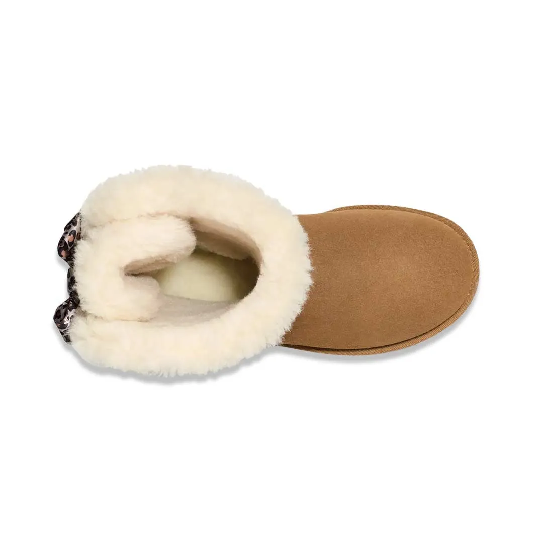 UGG? - Women's Bailey Bow Leopard Boots (1138090-CHE)