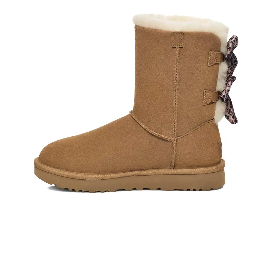 UGG? - Women's Bailey Bow Leopard Boots (1138090-CHE)