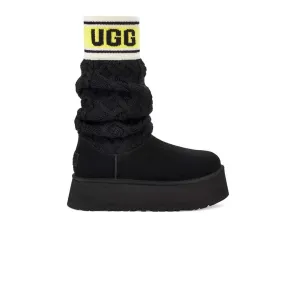 UGG? - Women's Classic Sweater Letter Boots (1144045-BLK)