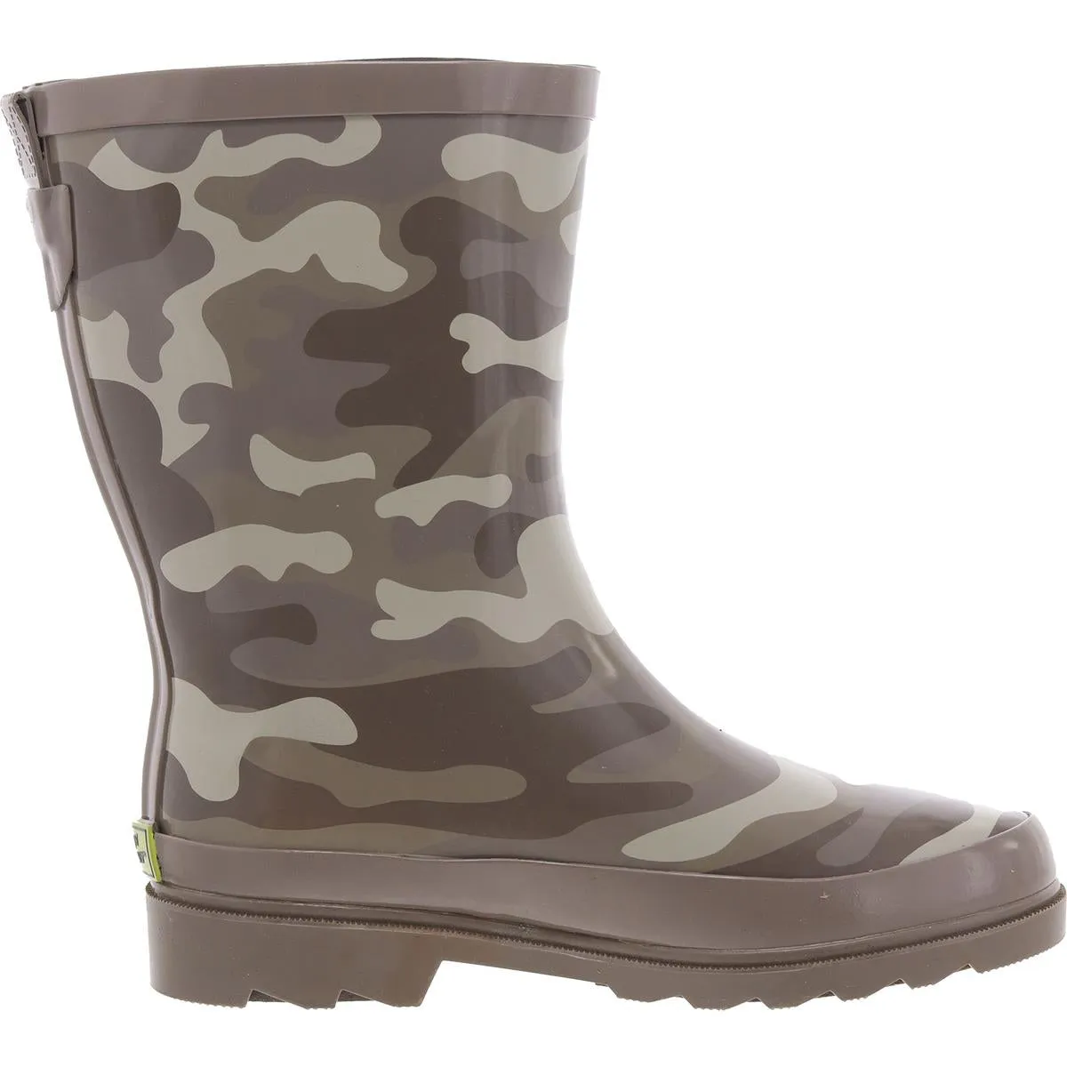 Womens Camouflage Polyester Rain Boots