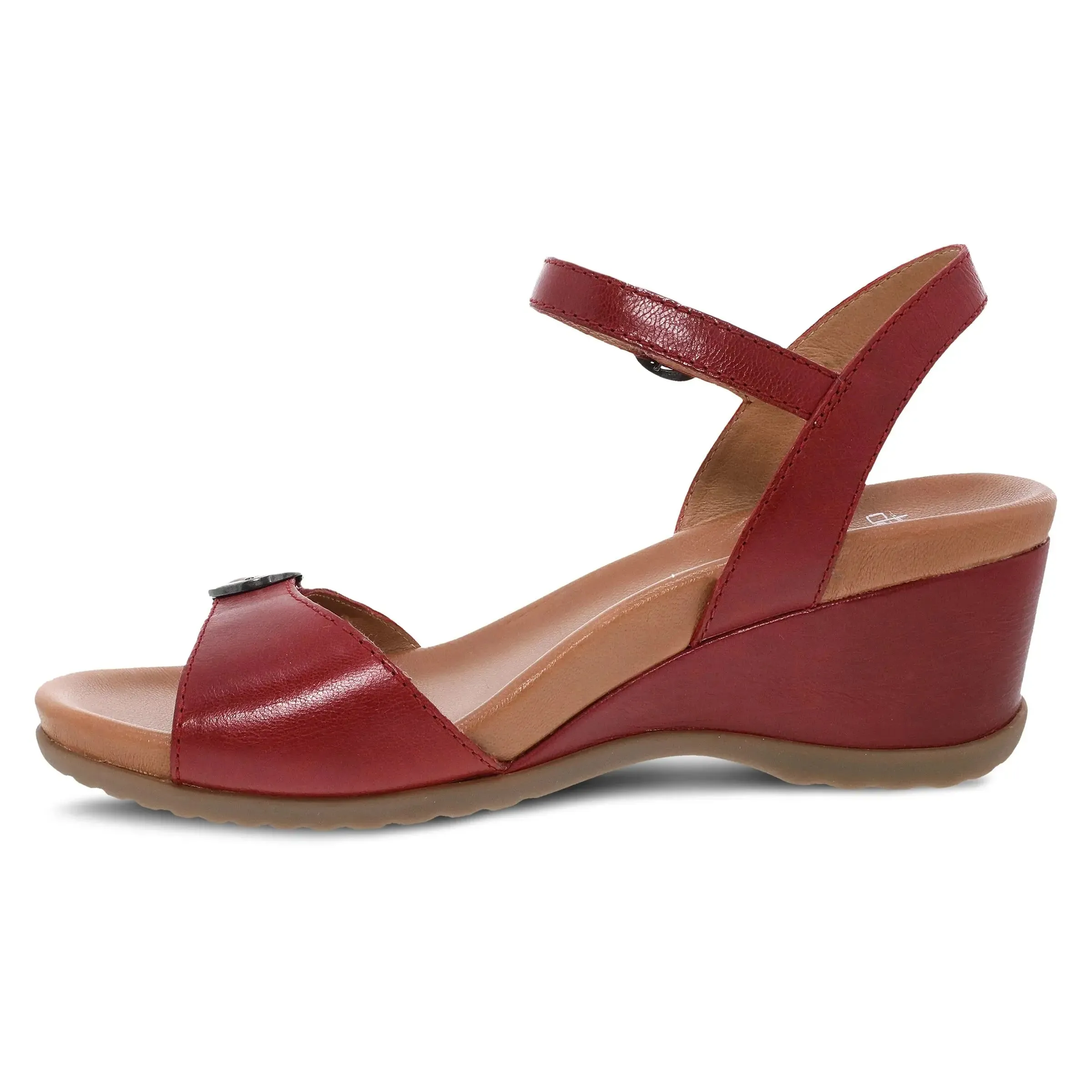 Women's Dansko Arielle Glazed Leather Sandal  Elegance & All-Day Comfort