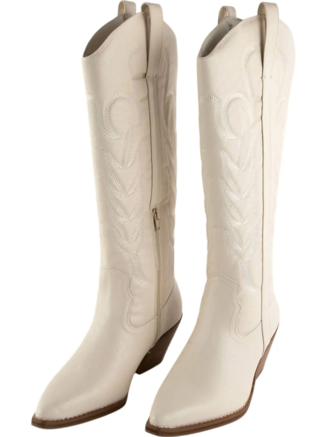 Women's Dixie Western Boots In White