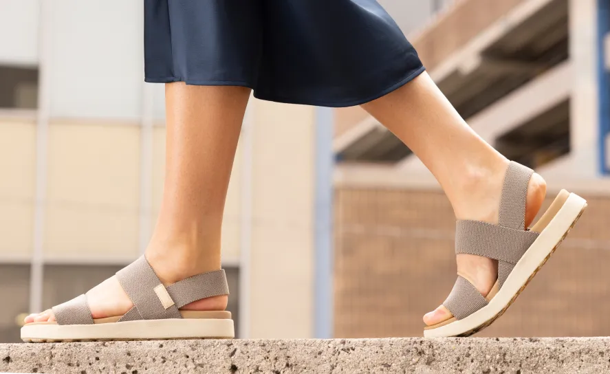 Women's Elle Backstrap Sandal Wide  |  Black