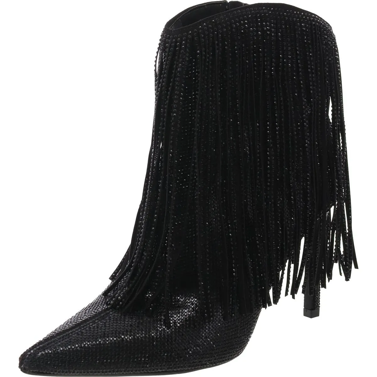Womens Embellished Mid-Calf Boots