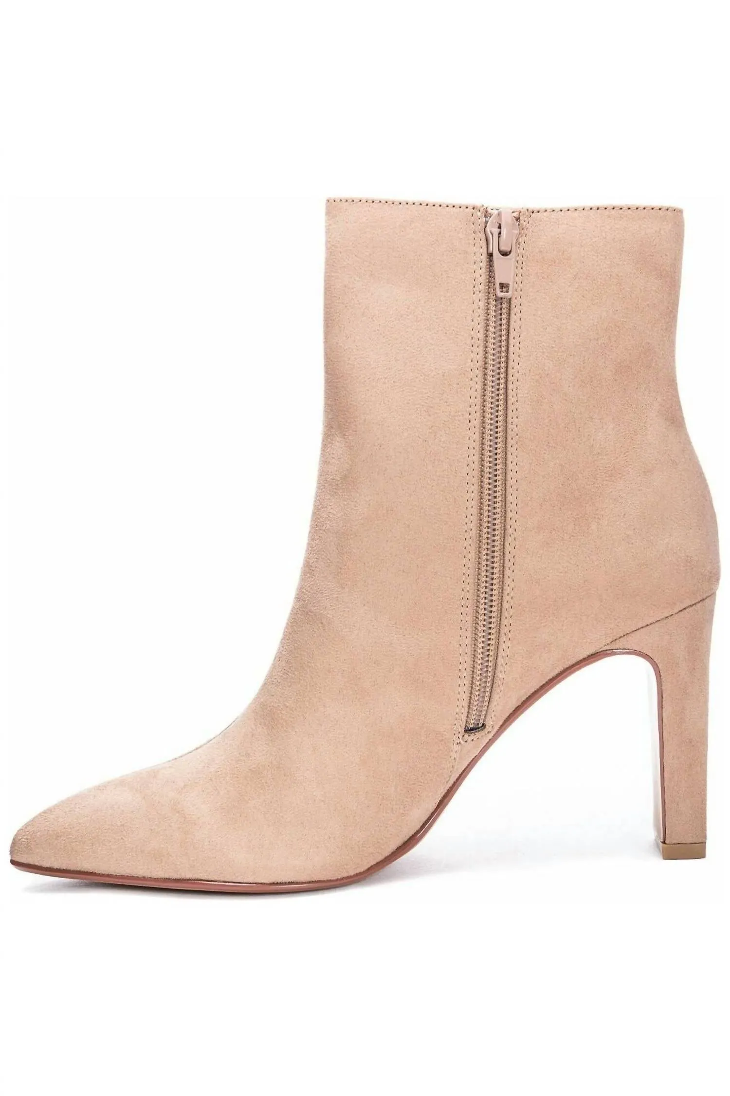 Women's Erin Suede Booties In Taupe