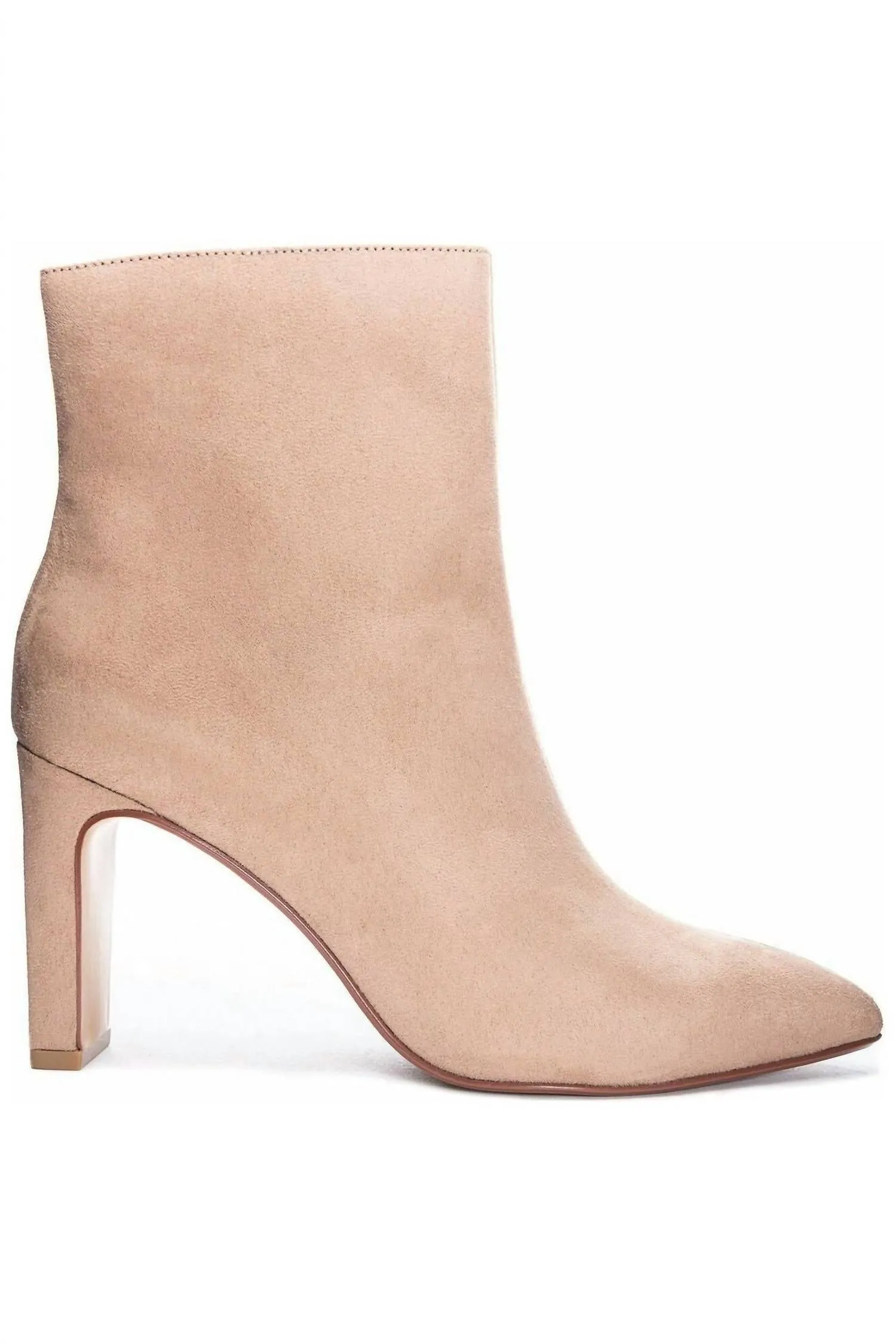 Women's Erin Suede Booties In Taupe