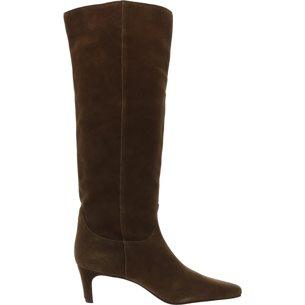 Womens Faux Suede Knee-High Boots