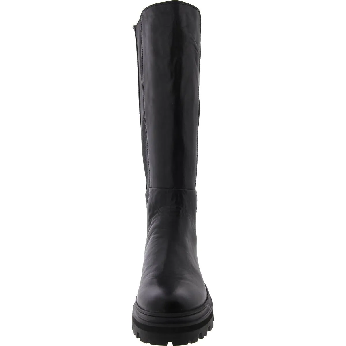 Womens Leather Padded Insole Knee-High Boots