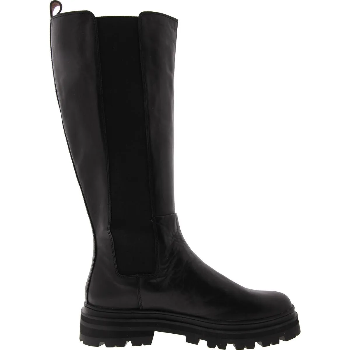 Womens Leather Padded Insole Knee-High Boots
