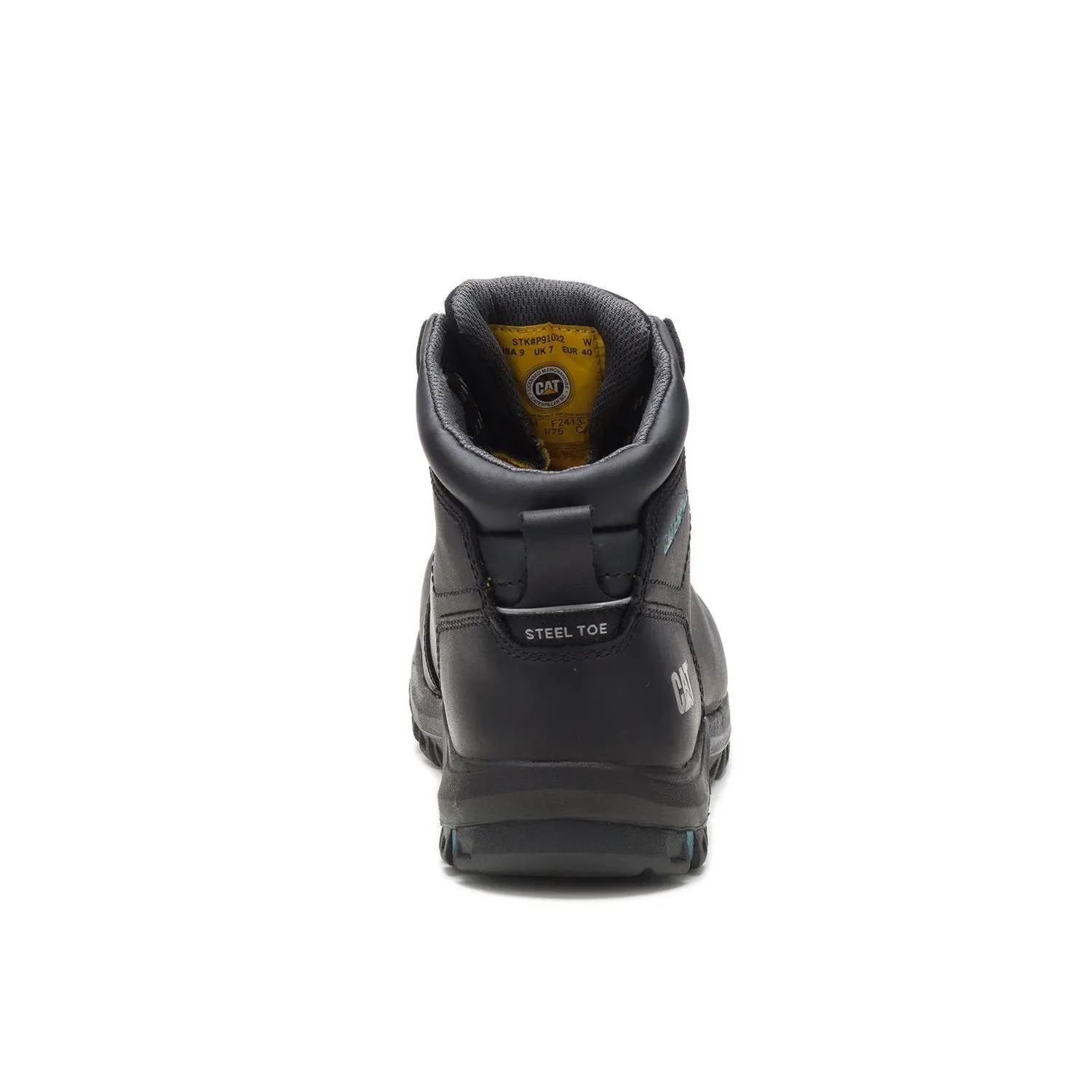 Women's Mae Steel-Toe Waterproof Work Boot In Black
