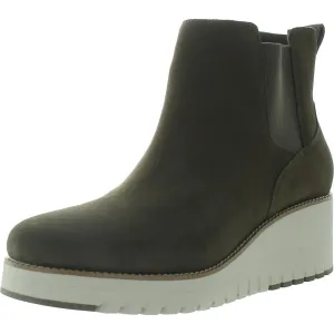 Womens Mixed Media Manmade Chelsea Boots