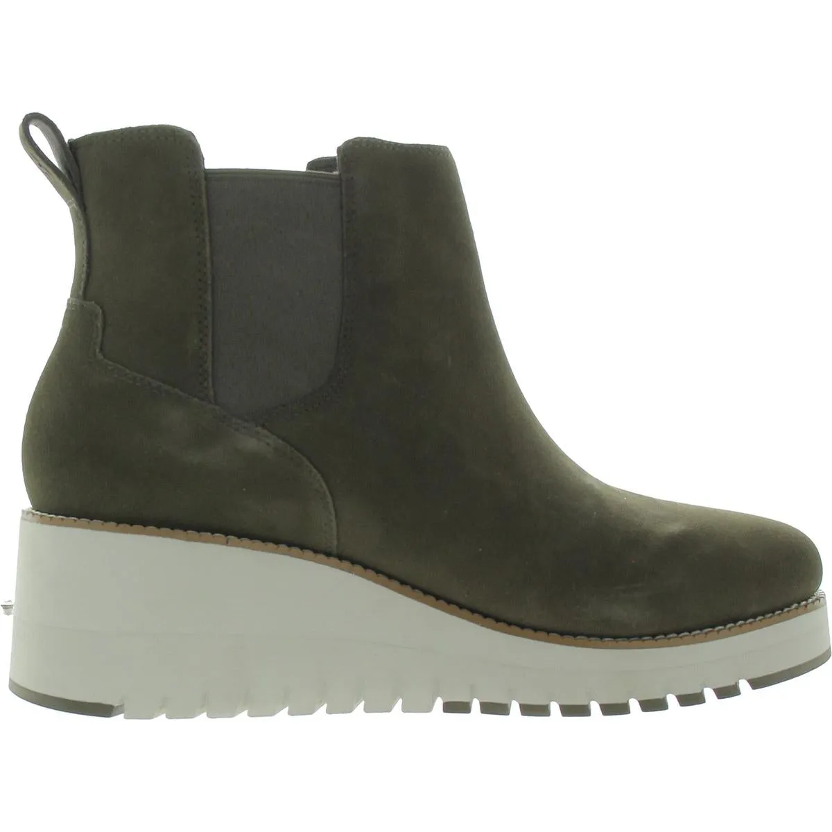 Womens Mixed Media Manmade Chelsea Boots