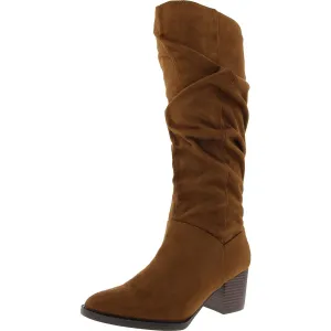 Womens Slouchy Suede Knee-High Boots
