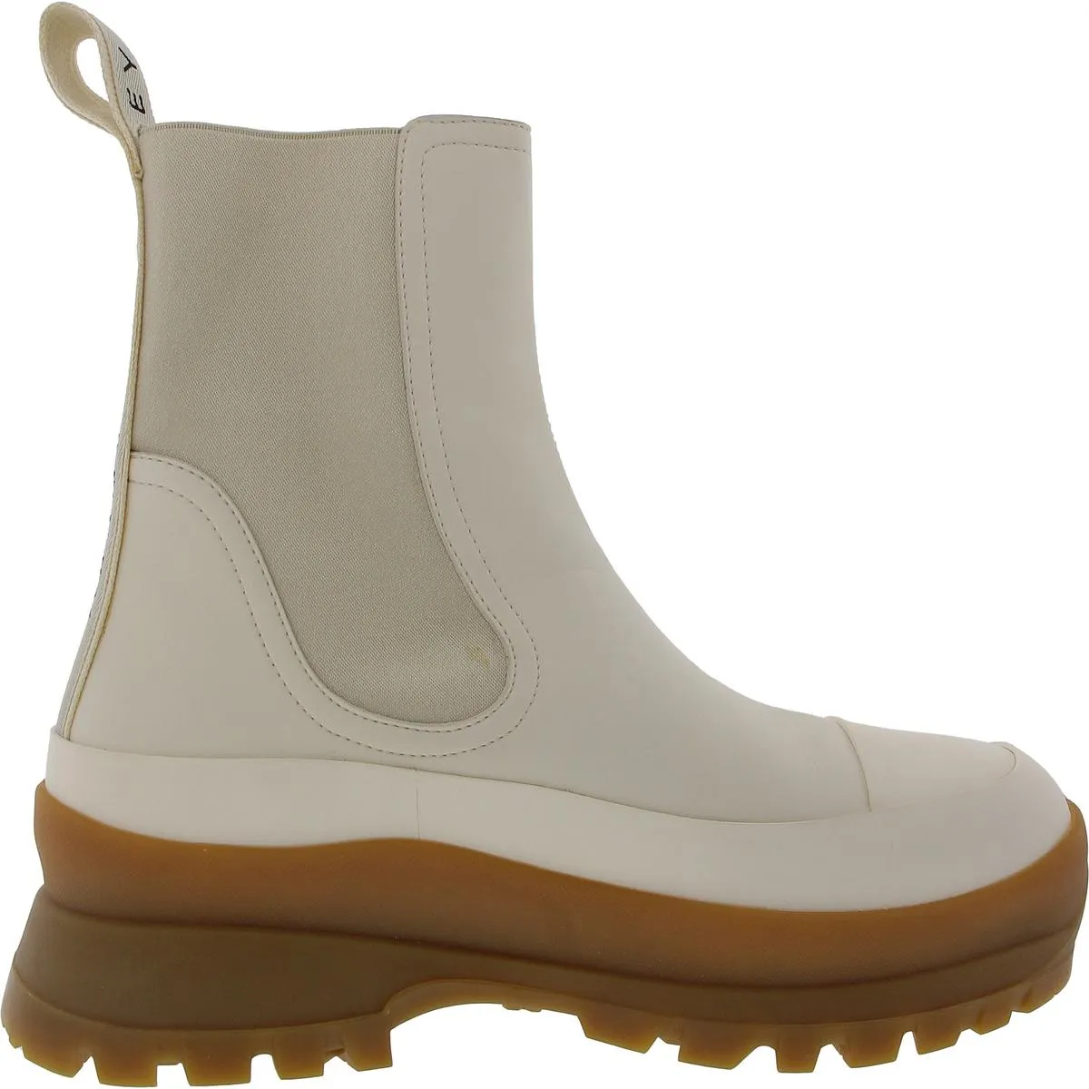 Womens Stretch Faux Leather Booties