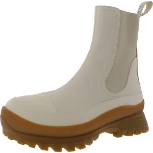 Womens Stretch Faux Leather Booties