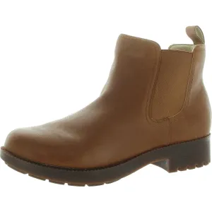 Womens Stretch Leather Chelsea Boots