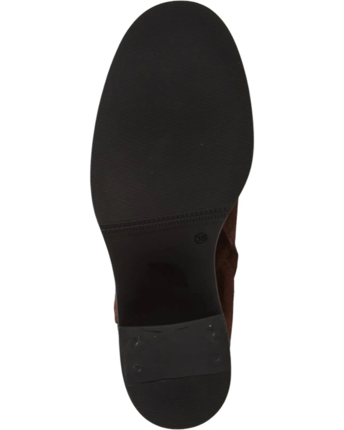 Women's Suede Bootie In Chocolate