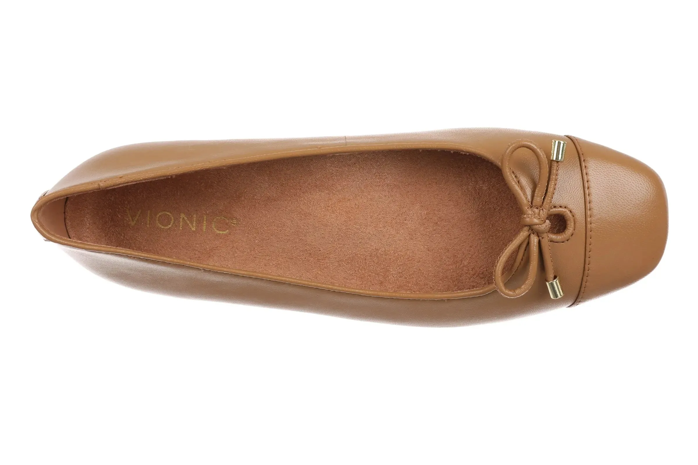 Women's Vionic Klara Leather Ballet Flats  Timeless Comfort & Style