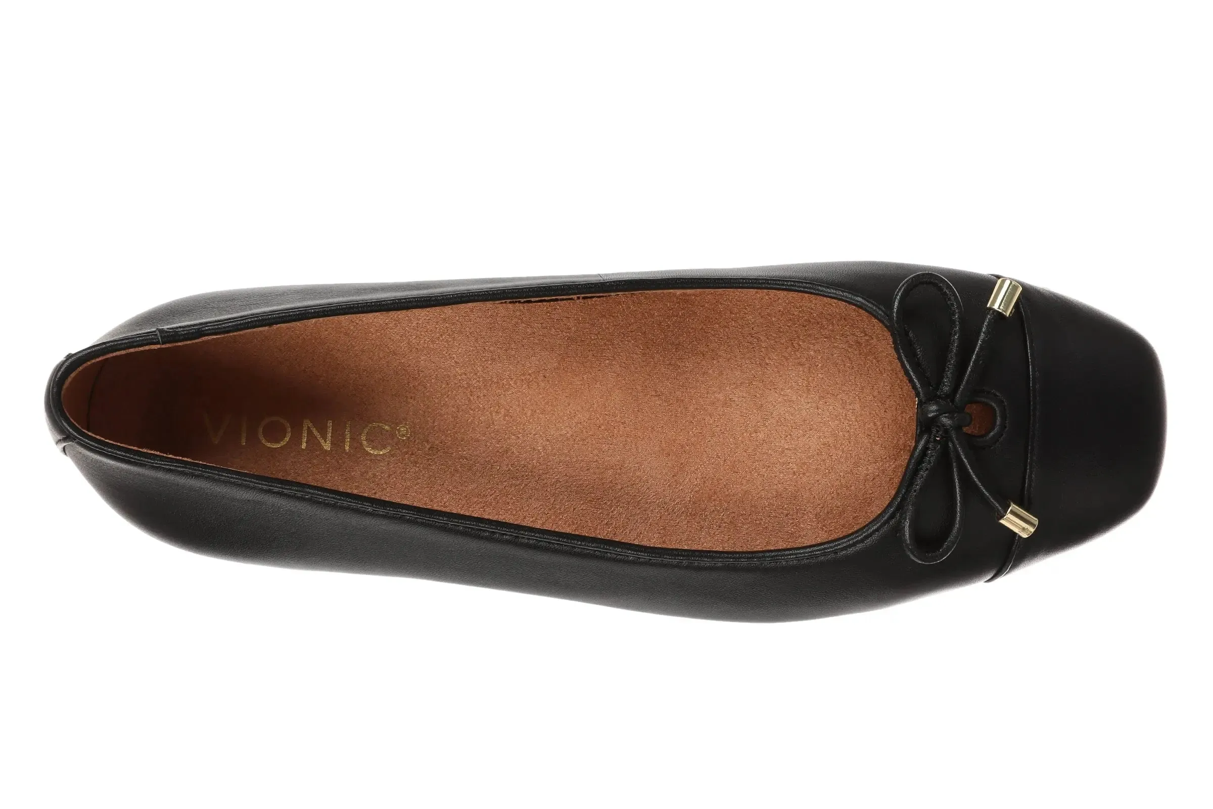Women's Vionic Klara Leather Ballet Flats  Timeless Comfort & Style