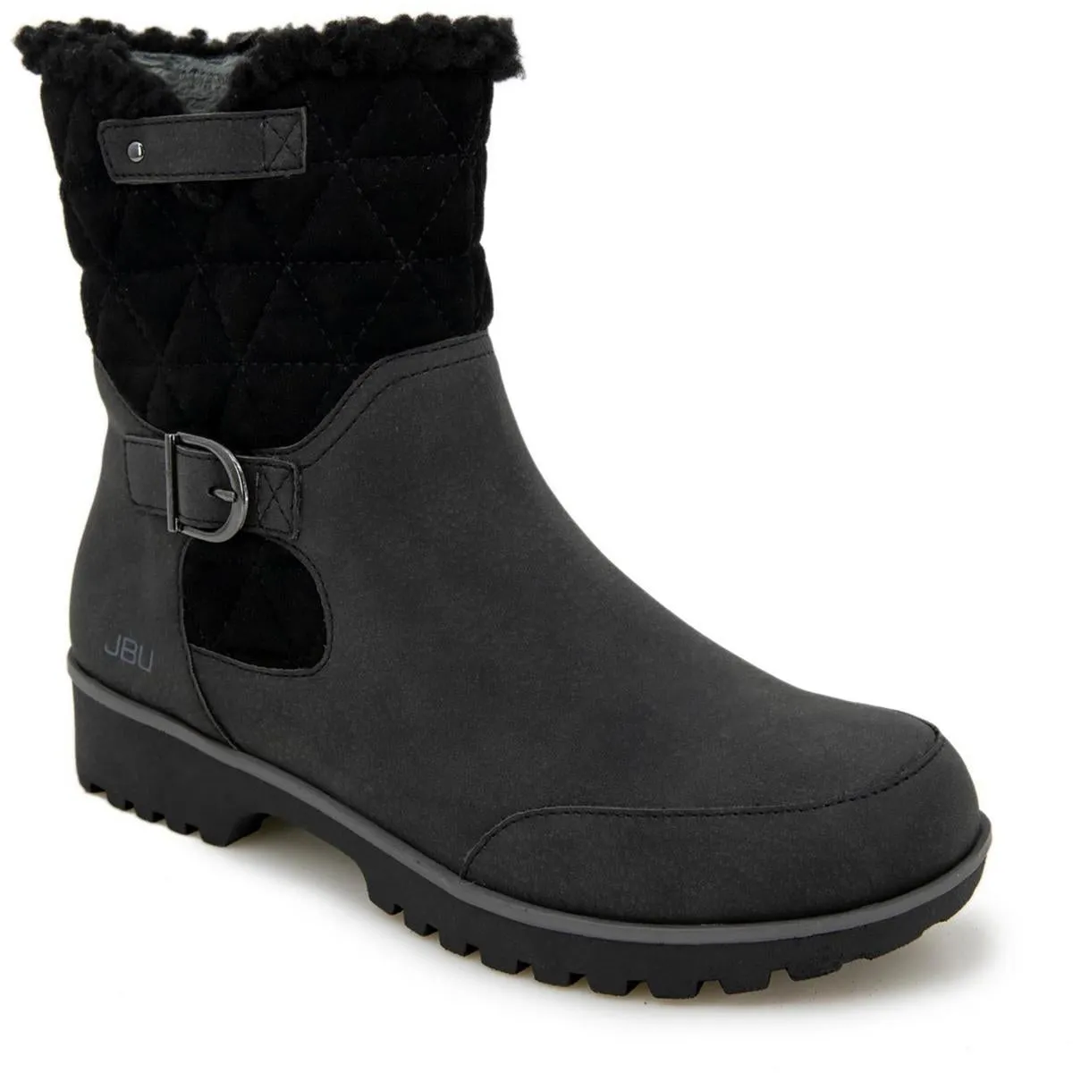 Womens Water Resistant Faux Fur Shearling Boots