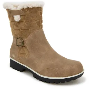 Womens Water Resistant Faux Fur Shearling Boots