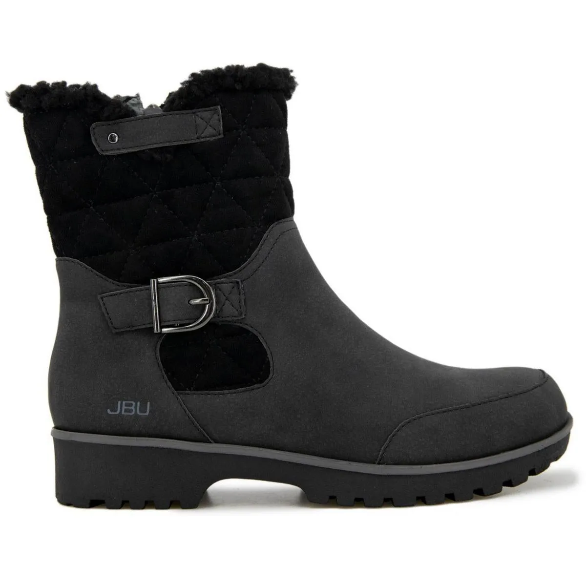 Womens Water Resistant Faux Fur Shearling Boots