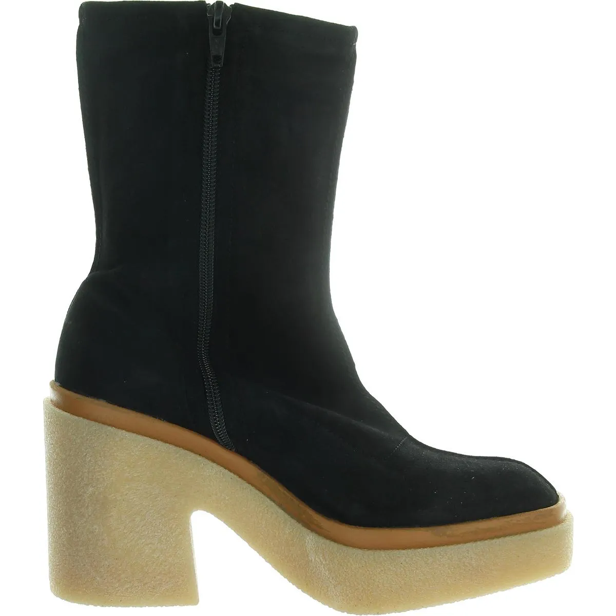 Womens Zipper Ankle Boots