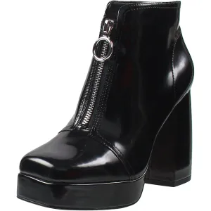 Womens Zipper Man Made Booties