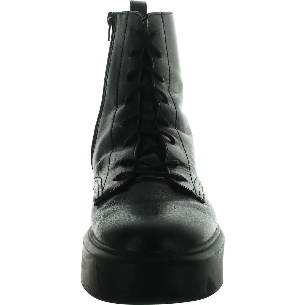 Womens Zipper Man Made Combat & Lace-Up Boots