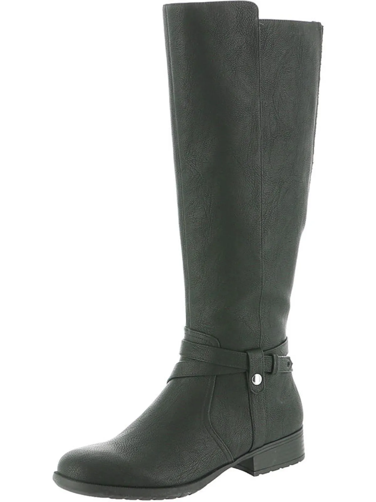 Xtrovert Womens Faux Leather Tall Knee-High Boots