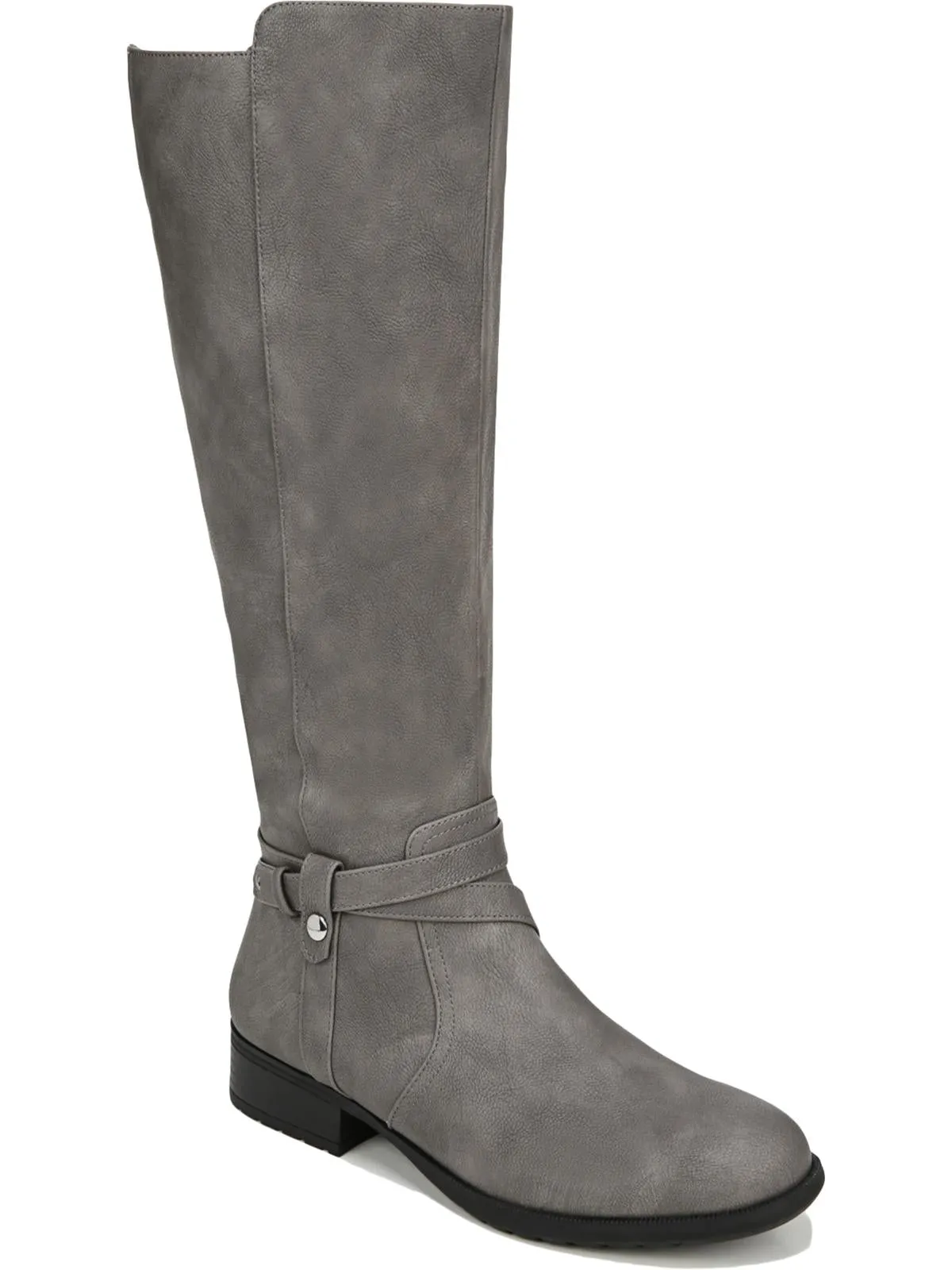 Xtrovert Womens Faux Leather Tall Knee-High Boots