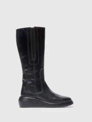Zip Up Boots BOLA503FLY RUG BLACK