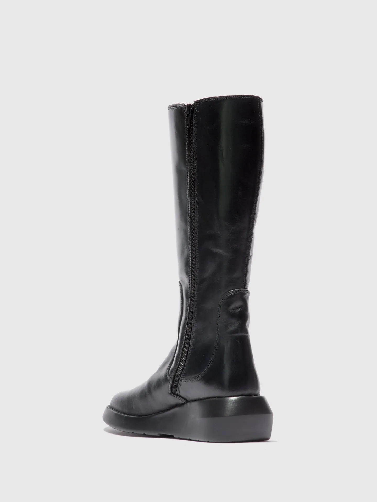 Zip Up Boots BOLA503FLY RUG BLACK